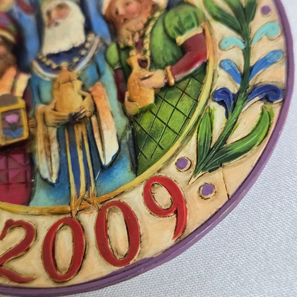 Jim Shore Heartwood Creek 2009 Three Wise Men Christmas Ornament 4013890 2.75